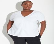 the coolest tee plus size v neck t shirt white jpgv1673907647 from www sixe v