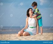 mother son having fun beach vacation image has attached release 35652533.jpg from azov nudist mother son xvedio com
