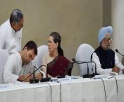 congress president sonia gandhi with party vice president rahul gandhi at the cwc meeting.jpg from sonia gandhi and rahul gandhi nude photo