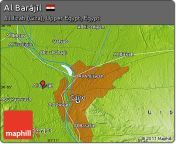 rounded physical map of al barajil al jizah giza upper egypt.jpg from barajil com
