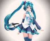  mmd miku v3by bluepixie02 d8q0spj.png from 3d 动漫 mmd