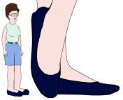 peggy hill in flats by maryjane balletflats d71nqf8.jpg from peggy hill deviantart