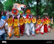sylhet bangladesh 14th apr 2016 people take out a colorful procession fxfrkx.jpg from bangladesh sylhet sexি ছোট মেয়েদে