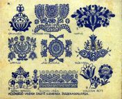 hungarian folk motifs from various regions of hungary.png from fol mti s