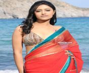 mamtha mohandas hot cleavage and navel show in saree 10.jpg from malayalam actress mamtha mohandas leaked