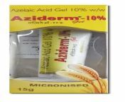 aziderm azelaic acid 10 gel 500x500.png from asslic