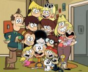 the loud house family portrait cast stars characters on stairs gallery nickelodeon nick ytv.jpg from lo fromt he loud house naked