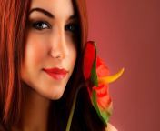 red hair girl and flower wide.jpg from sexci