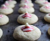 peppermint kissed thumbprint sugar cookies wide pan.jpg from pattykiss