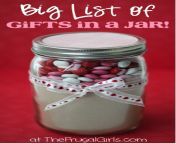 big list of gifts in a jar from thefrugalgirls com 1.jpg from 11 jar girlxn videos comrse xxxnxx musami video co nxxan a