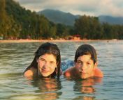teenager siblings couple brother sister swimming sea teenager siblings couple brother sister swimming sea 109502792.jpg from nudist brother and sister