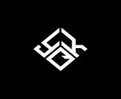 yqk letter logo design black background creative initials concept 247615629.jpg from yqk