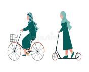 muslim woman hijab riding scooter cycling vector set young arabic female engaged different everyday life activity 222522518.jpg from muslim riding العيون بنات سكسarab المحتلة cowgirl in hijab arabic while arabic muslim riding cowgirl while in hijab
