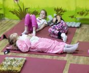 children do yoga pajamas professional teacher russia khabarovsk feb children s yoga pajama party 139514703.jpg from yoga challenge kids russia