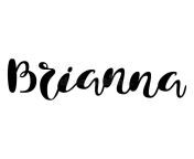 female name brianna lettering design handwritten typography black modern calligraphy 88473978.jpg from brianna jpg