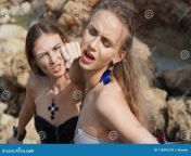 two women fighting outdoor setting face punching two women fighting 118241376.jpg from two women fighting telugu movie