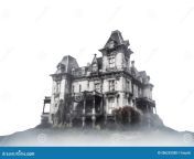 haunted white stone manor mansion abandoned ghost isolated png ai generated masterpiece against misty backdrop transparent 286253388.jpg from misty4 png