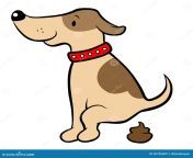 happy cartoon dog pooping 20756609.jpg from www catoon pooping