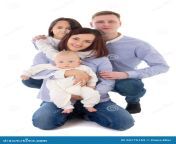 happy family father mother daughter son sitting isolated white background 50775169.jpg from son mom and father daughter family sexu old sex bra