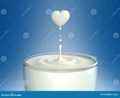 love milk drop form heart 66120900.jpg from lovely milk
