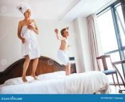 mother son jump bed luxury hotel room 97841052.jpg from real mom and son hotel malayali