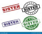 sister seal prints distress surface black green red blue vector rubber caption unclean seals circle rectangle rosette 126212803.jpg from sister and brother seal pack