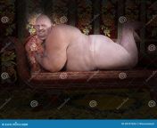 funny obese nude male illustration artistic reclining fancy couch sofa naked man real stud muffin eye candy 69747625.jpg from funny naked men