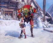 sleighing dva skin 1 jpgw1200 from dva is wearing sleighing skin from overwatch defeated by cock cut version