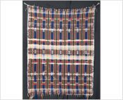 naga cotton blanket ethnic striped bedcover distressed naga tribal fabric cotton tie dye boho fabric handwoven blue red shibori ot27 900x jpgv1675160240 from naga srriped