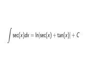 integral of secx.png from and secx