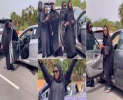 beautiful ladies in hijab participate in car opening challenge 840x420.jpg from video hijab