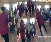 reactions as nigerian pastor seen conducting deliverance in his church with spiritual kung fu.jpg from full video nigerian pastor apostle chris omatsola sex tape leak mp4