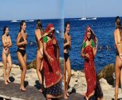 rajasthani woman among bikini girls.jpg from desi मारवाडी सेकसी विडिय नाबालिक लडकी कि चुत मे ल