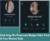 link grup wa pemersatu bangsa video viral cara mencari link.png from indonesia viral wa