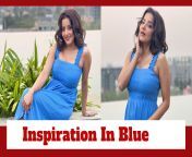 monalisas blue inspiration in gorgeous one piece dress check here 4 jpeg from sri lankan babe unseen pics