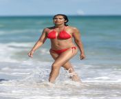 padma lakshmi in red bikini at a beach in miami 01 07 2019 17.jpg from padma lakshmi red bikini 4 jpg
