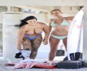 renee gracie and ellie jean coffey in bikinis at a beach on gold coast 11 23 2020 6 thumbnail.jpg from onlyfans ellie renee forced2be40