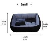 vetkart grey and black velvet rectangular dog bolster bed with cushion small pack of 2 product images orvx7guwwtr p591471376 4 202205200151 jpgimresize420420 from xxx pet wwtr