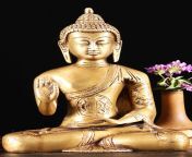 1 brass vitarka mudra buddha sculpture.jpg from nepali new kanda buda budi