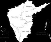213 2139101 atlas of south india south india map with.png from hyderabad andhra pradesh png