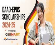 daad epos scholarships 2024 25.png from www dada