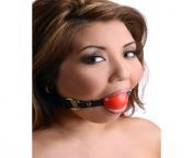 st642 smred red silicone ball gag 1d 540x540.jpg from sex photo gag