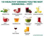 10 healthy drinks you’re not drinking—yet jpgfit696696 from how can drink