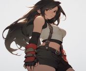 tifa lockhart cover 1.jpg from devil fills tifa with his evil liquid with sound 3d animation hentai