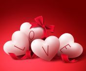 love hearts ribbons 4k white wallpaper.jpg from love jpg