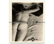 rear view of nude woman in bed butt sheets vintage photo bw 1960s.jpg from vintage on bed nude wife girlfriend jpg