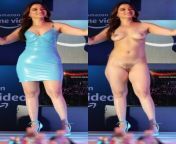 tamanna bhatia blue mini skirt removed on stage naked slim body.jpg from xxx tmanna com