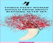 things every woman should know about bleeding after sex 1500918368 jpgcrop1xw1xhcentertopresize480 from 1st time blood sex first seal in gaping