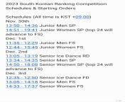 2023 south korean ranking competition schedules starting v0 tz3p7nrrwu1c1 jpgwidth1070formatpjpgautowebps21c952c1b4430b4861616d00524f19cbc7040d44 from korean dance 12 13 14 15 16 sex www com