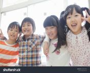 stock photo cheerful japanese elementary school student 1020037567.jpg from japanese primary school students